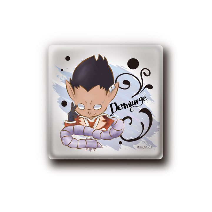 Overlord III Square Can Badge Demiurge