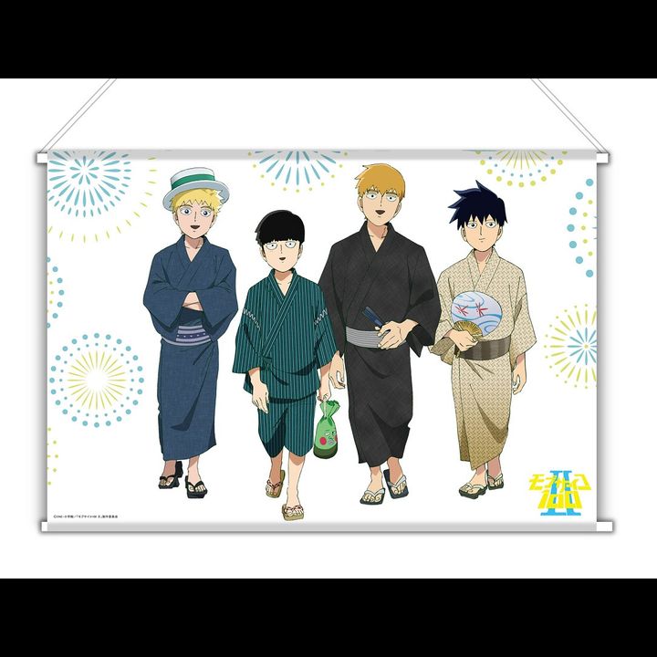 Mob Psycho 100 II Horizontal B2 Tapestry Yukata (72x51cm)