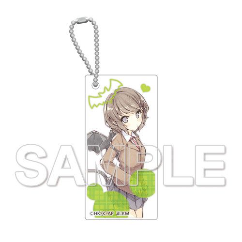 Chara Clear Seishun Buta Yaro Series Acrylic Key Chain Koga Tomoe