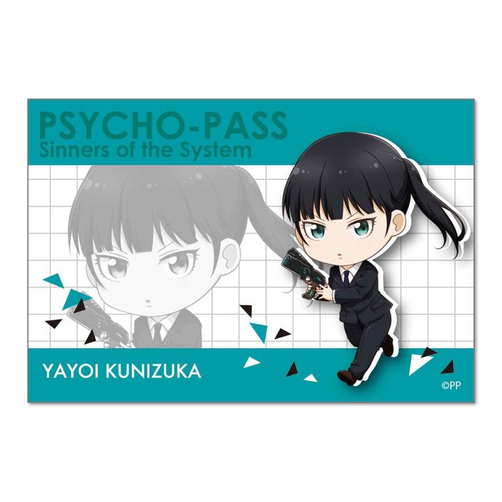 Psycho-Pass Sinners of the System TEKUTOKO Big Square Can Badge Kinizuka Yayoi