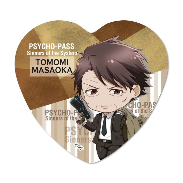 Psycho-Pass Sinners of the System TEKUTOKO Heart Can Badge Masaoka Tomomi
