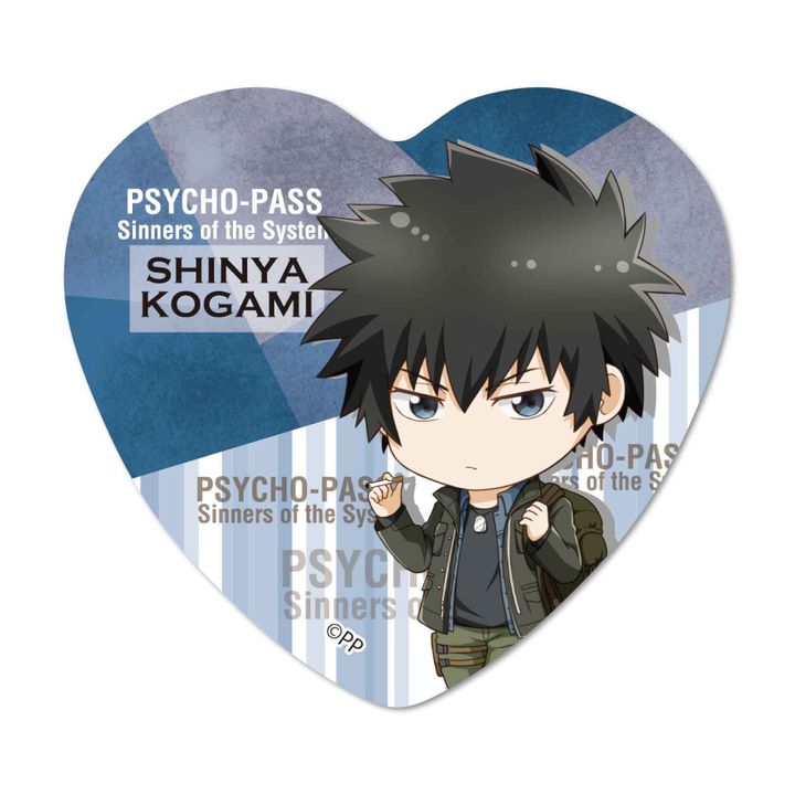 Psycho-Pass Sinners of the System TEKUTOKO Heart Can Badge Kogami Shinya