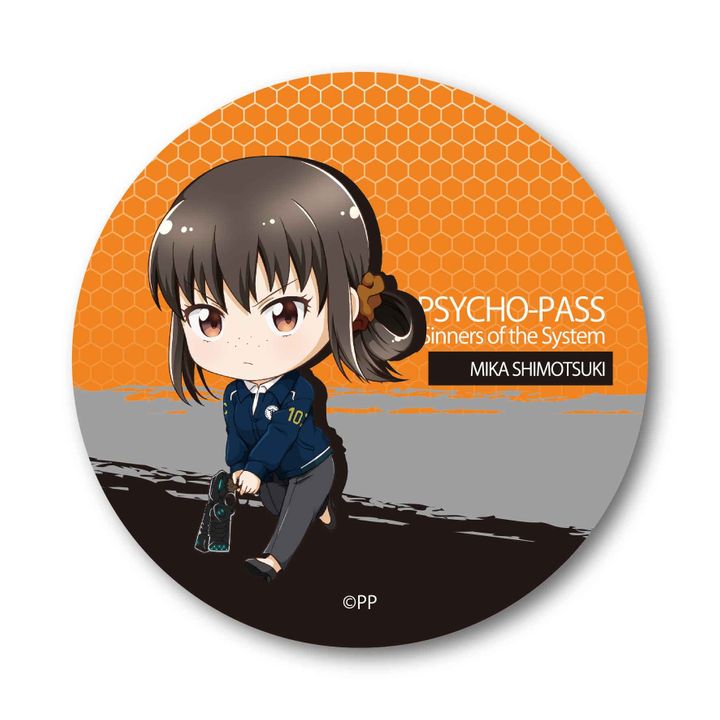 Psycho-Pass Sinners of the System TEKUTOKO Can Badge Shimotsuki Mika
