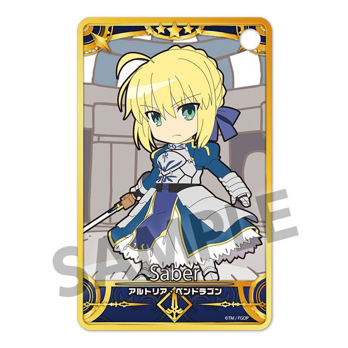 Pikuriru! Fate/Grand Order Pass Case Saber / Altria Pendragon