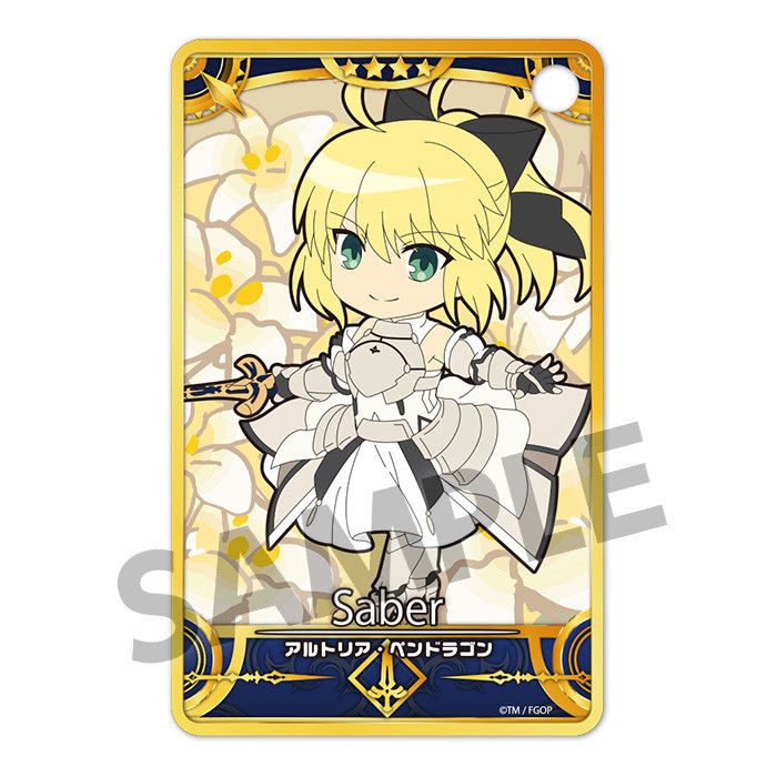 Pikuriru! Fate/Grand Order Pass Case Saber / Altria Pendragon (Lily)
