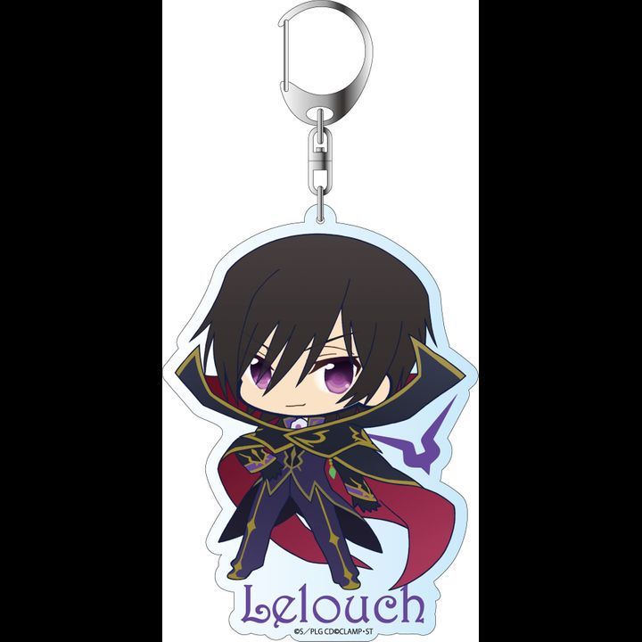 Code Geass Lelouch of the Re;Surrection Deka Key Chain Puni Chara Lelouch