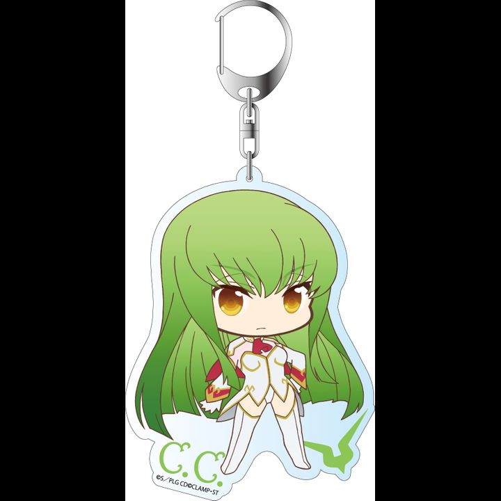 Code Geass Lelouch of the Re;Surrection Deka Key Chain Puni Chara C.C. Pilot Suit Ver.