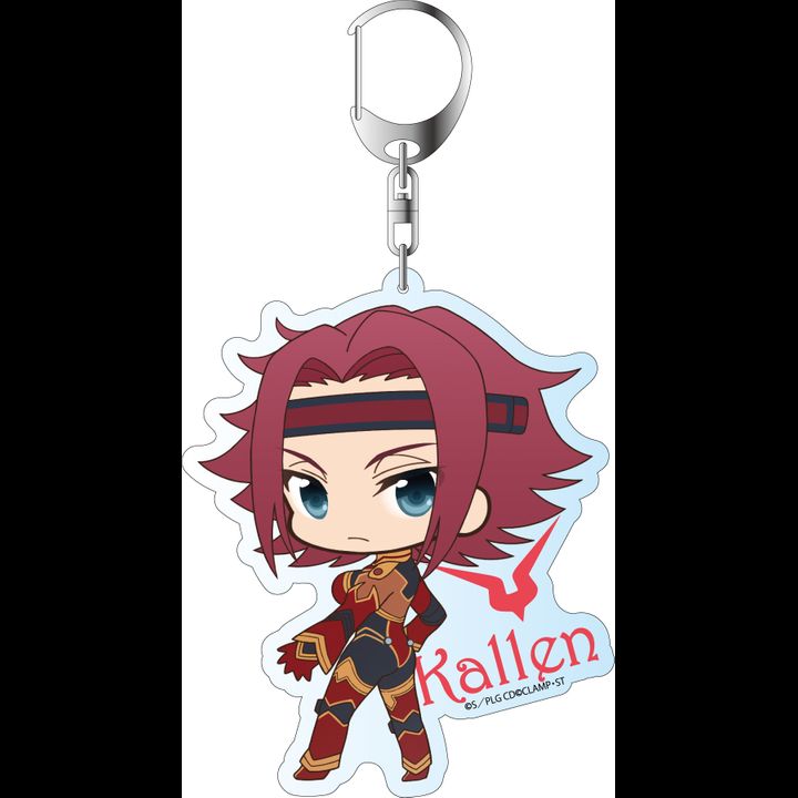 Code Geass Lelouch of the Re;Surrection Deka Key Chain Puni Chara Kallen Pilot Suit Ver.