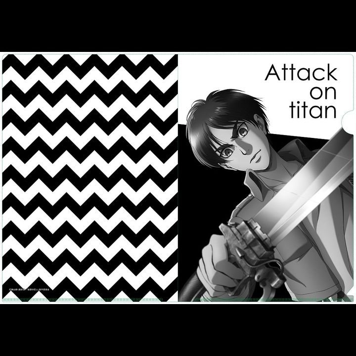 Attack on Titan A4 Clear File Eren 2