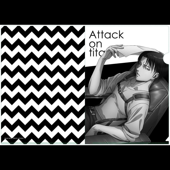 Attack on Titan A4 Clear File Levi 2