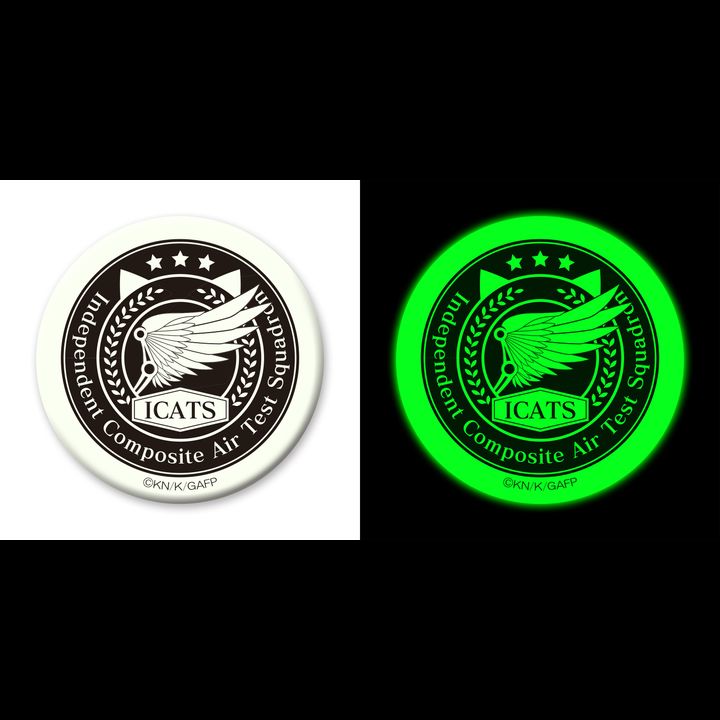 Girly Air Force I.C.A.T.S. Unit High Luminous Can Badge