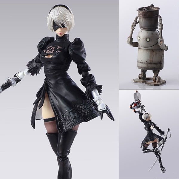 Bring Arts Figure YoRHa No. 2 Type B & Machine Lifeform (2 Figure Set)