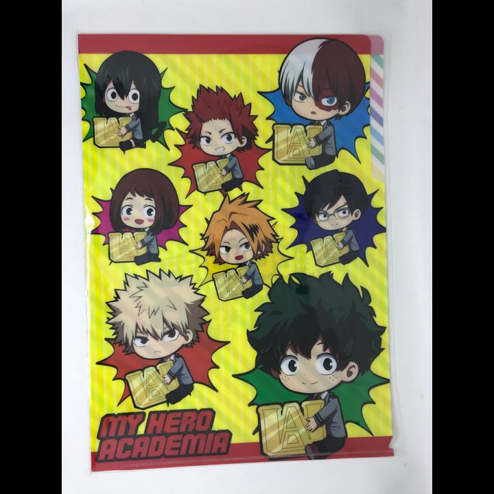 My Hero Academia GyuGyutto Clear File 3 Pocket School Uniform Ver. B