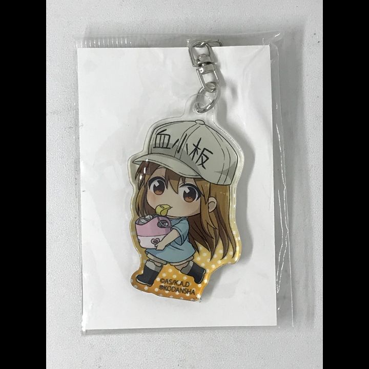 Cells at Work! TEKUTOKO Acrylic Key Chain Platelet