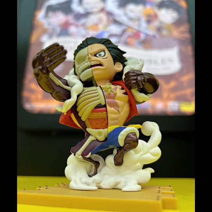[Set of 6] Blind Box Mini Figure One Piece Luffy Gears Edition Ver ...