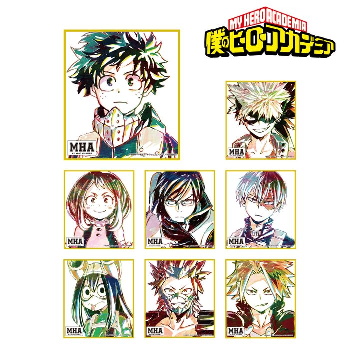 My Hero Academia Trading Ani-Art Mini Shikishi [SET OF 8]