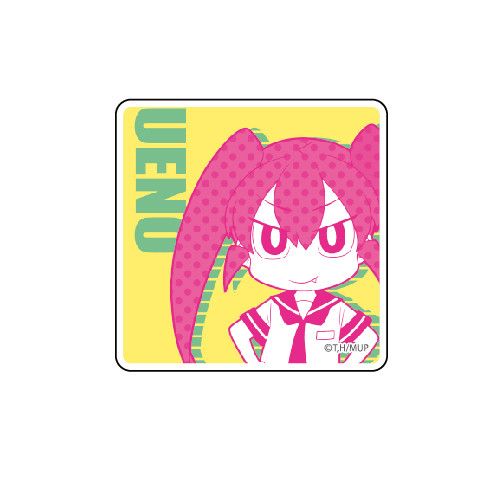 Chara Acrylic Badge Ueno-san wa Bukiyo 01 Ueno