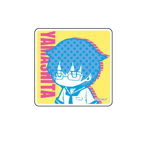 Chara Acrylic Badge Ueno-san wa Bukiyo 03 Yamashita