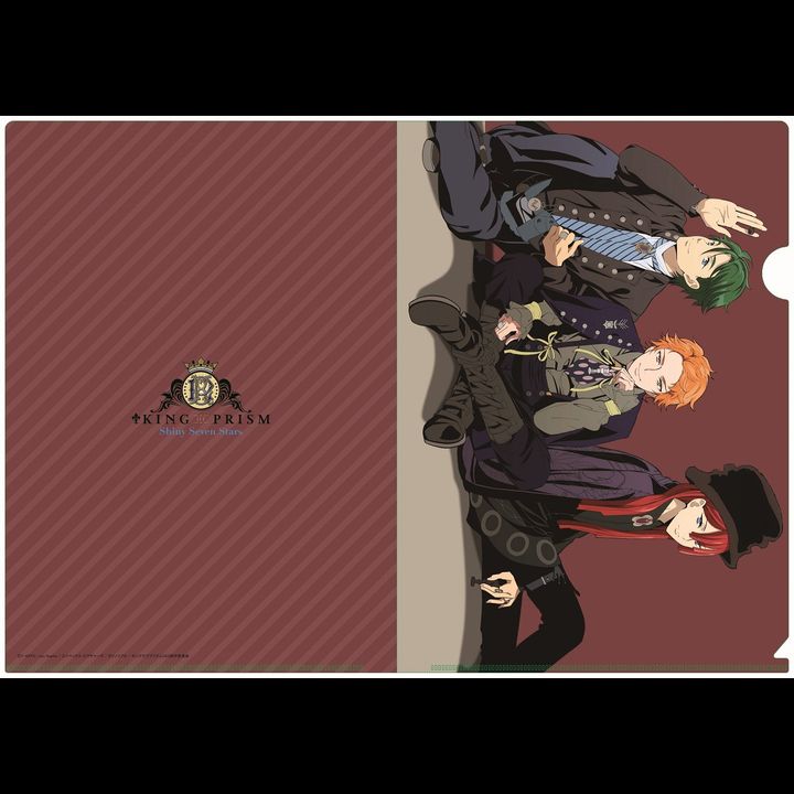King of Prism -Shiny Seven Stars- A4 Clear File Minato & Kakeru & Yukinojo Ver.