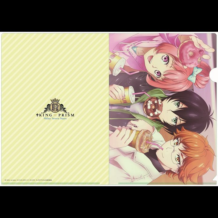 King of Prism -Shiny Seven Stars- A4 Clear File Donuts Ver.