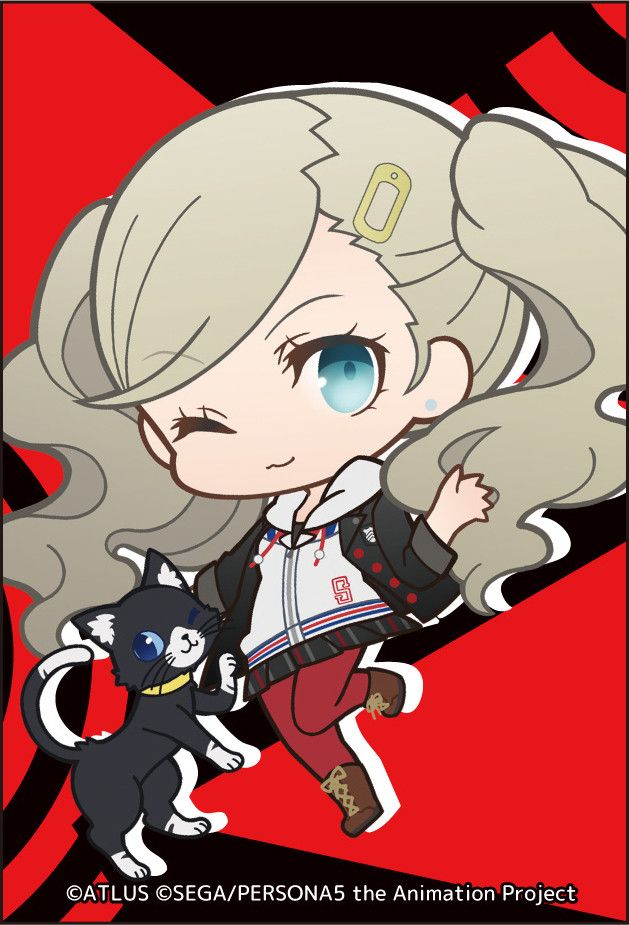PERSONA5 the Animation Square Magnet Puni Chara Takamaki Anne