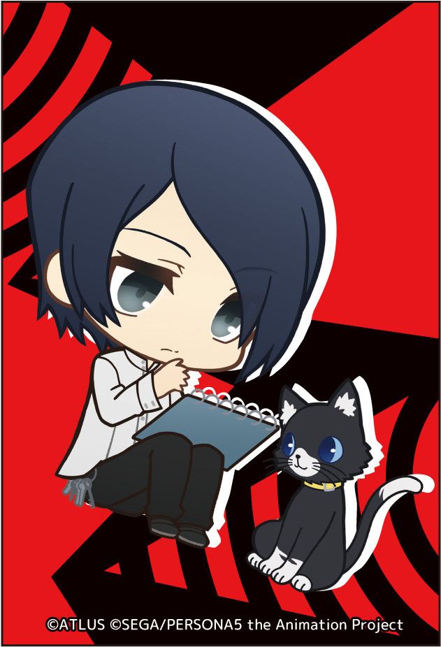 PERSONA5 the Animation Square Magnet Puni Chara Kitagawa Yusuke