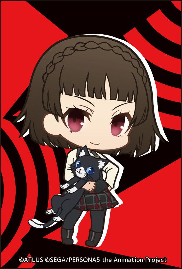 PERSONA5 the Animation Square Magnet Puni Chara Niijima Makoto