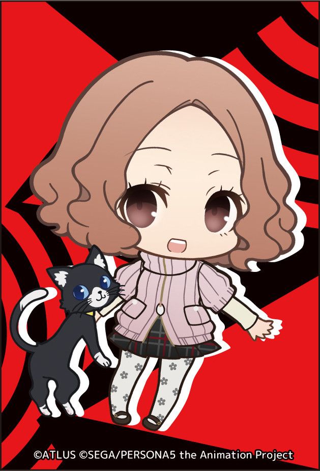 PERSONA5 the Animation Square Magnet Puni Chara Okumura Haru
