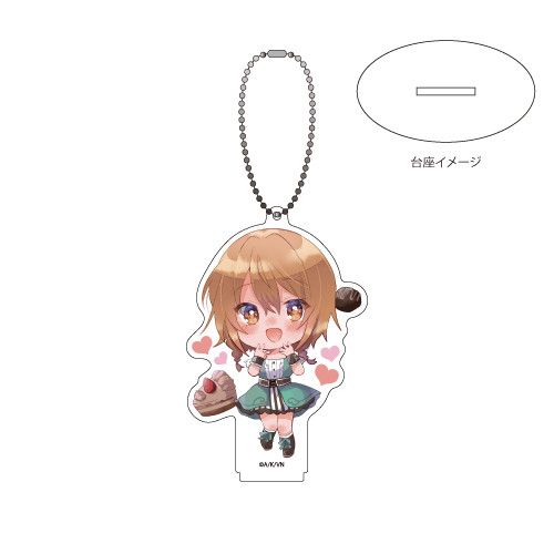 Acrylic Stand Key Chain Ms. Vampire who lives in my neighborhood 03 Natsuki Hinata (Mini Character)