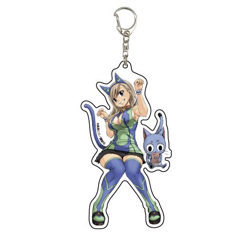 Deka Acrylic Key Chain Edens Zero 02 Rebecca & Happy
