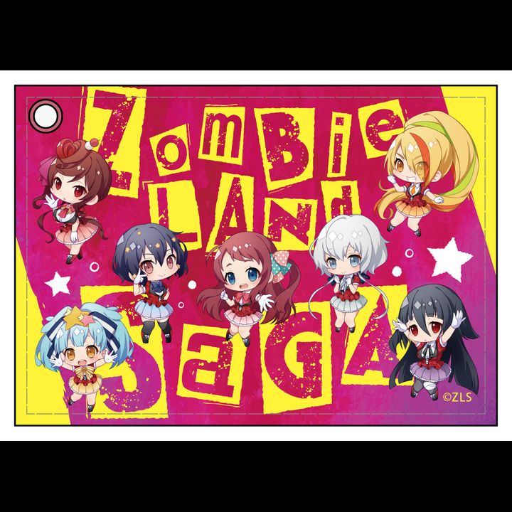 Zombie Land Saga Leather Pass Case C