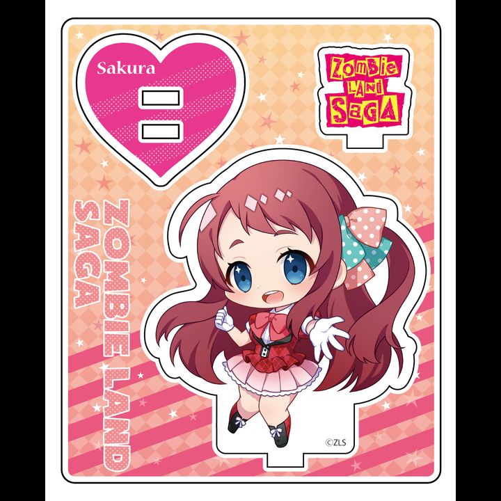 Zombie Land Saga Acrylic Diorama Minamoto Sakura Idol Ver.
