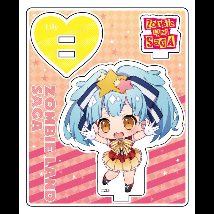 Zombie Land Saga Acrylic Diorama Hoshikawa Lily Idol Ver.