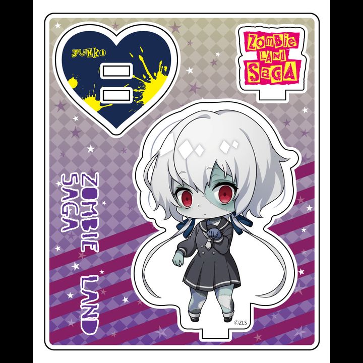Zombie Land Saga Acrylic Diorama Konno Junko Zombie Ver.