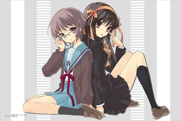 Bushiroad Rubber Mat Collection Vol. 307 Kadokawa Sneaker Bunko The Melancholy of Haruhi Suzumiya Haruhi & Nagato