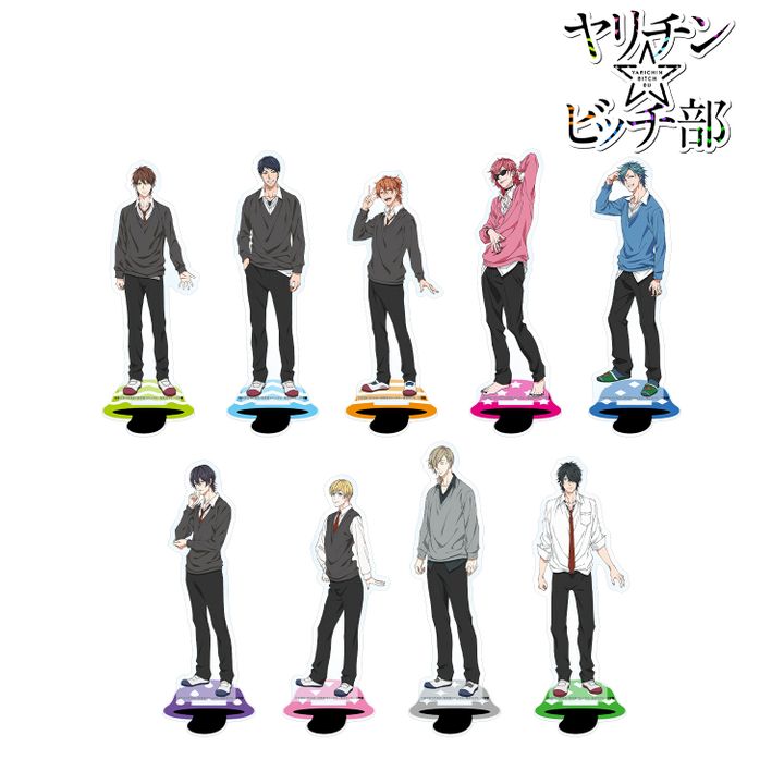 Yarichin Bitch-bu Trading Acrylic Stand [SET OF 9]