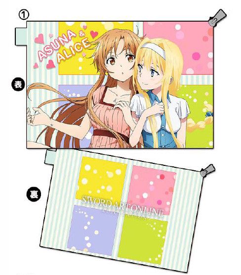 Sword Art Online -Alicization- Water-repellent Pouch Asuna & Alice