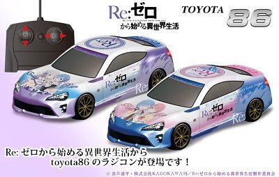 1/18 Scale Radio Control Car Toyota 86 Rem & Ram