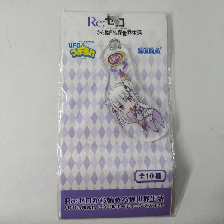 UFO Tsumamare Acrylic Keychain Mascot Emilia