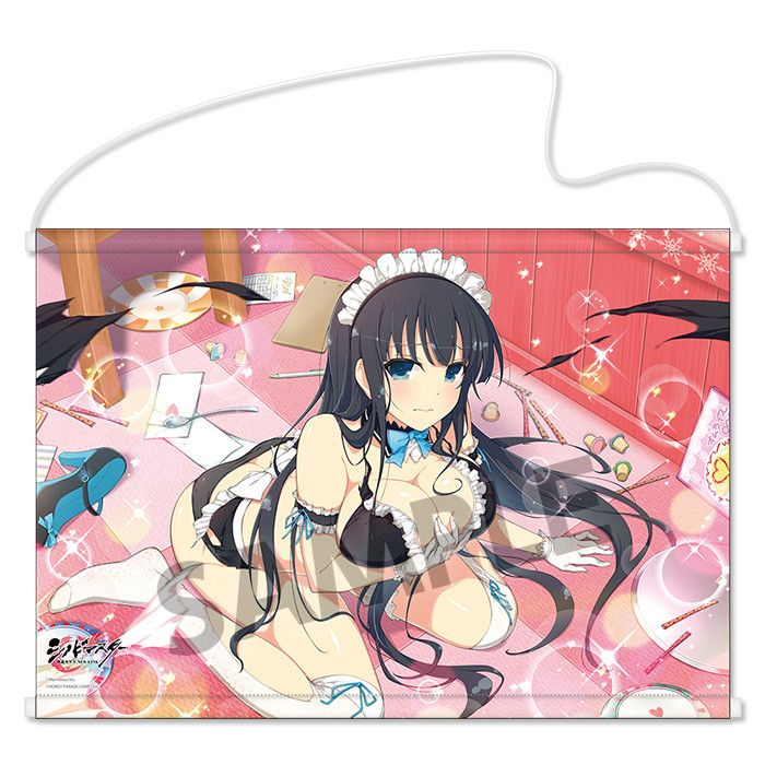 Shinovi Master Senran Kagura New Link B2 Tapestry Ikaruga Sexy Maid (72x51cm)