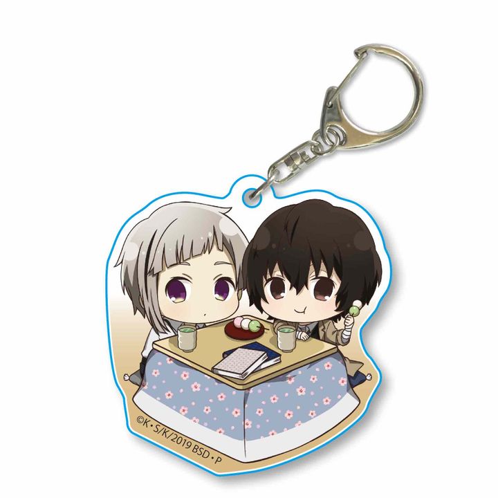Bungou Stray Dogs Acrylic Key Chain Kotatsu Ver. Nakajima & Dazai