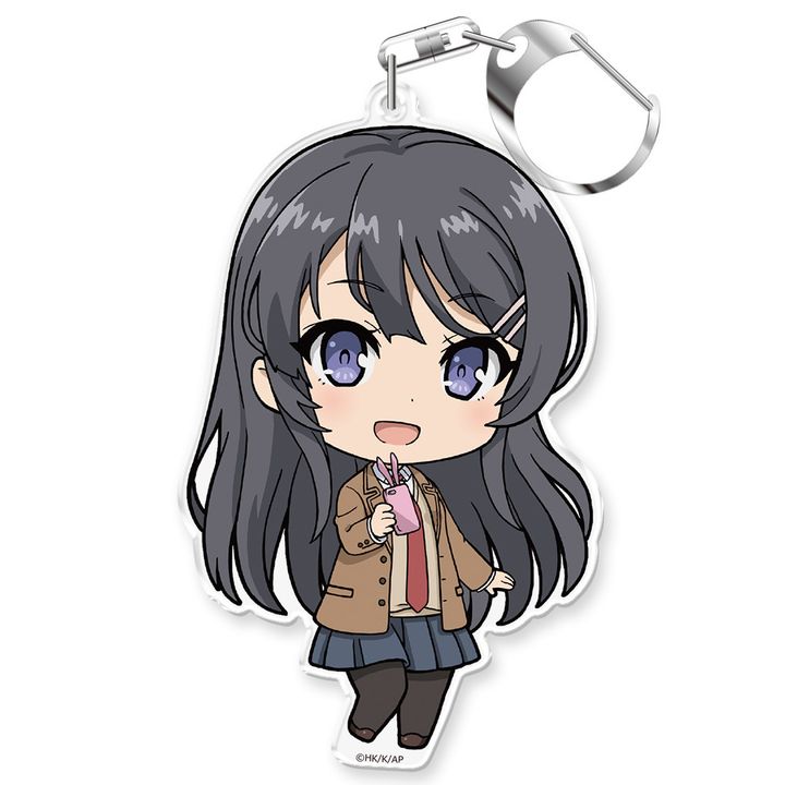 Seishun Buta Yaro wa Bunny Girl-senpai no Yume wo Minai Puni Colle! Key Chain Sakurajima Mai School Uniform Ver.
