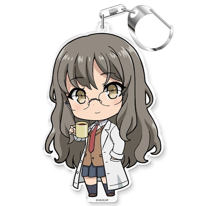 Seishun Buta Yaro wa Bunny Girl-senpai no Yume wo Minai Puni Colle! Key Chain Futaba Rio