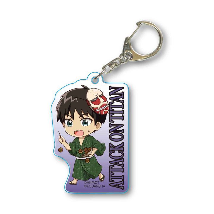 Attack on Titan Season 3 TEKUTOKO Acrylic Key Chain Eren Yeager Yukata
