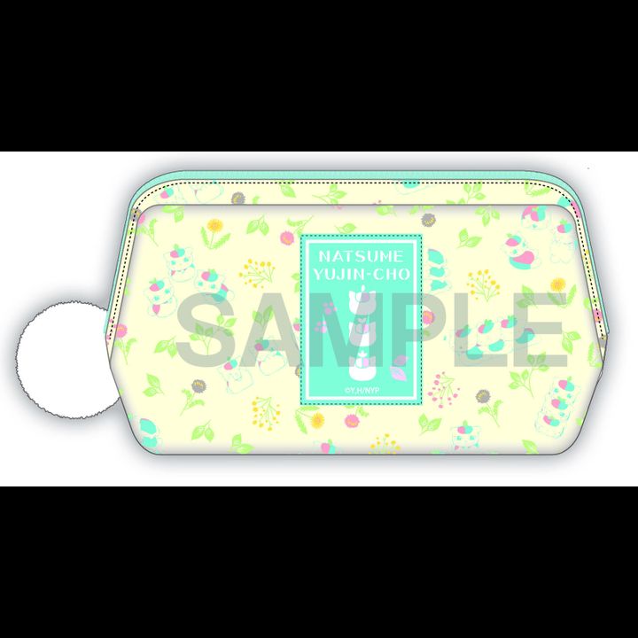 Natsume Yuujinchou Movie: Utsusemi ni Musubu Yellow Flower Pattern Pouch