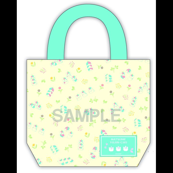 Natsume Yuujinchou Movie: Utsusemi ni Musubu Yellow Flower Pattern Mini Tote Bag