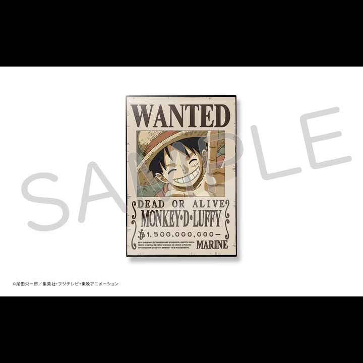One Piece Acrylic Bounties Security Magnet Monkey D. Luffy