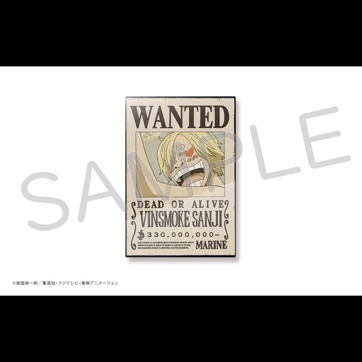 One Piece Acrylic Bounties Security Magnet Sanji