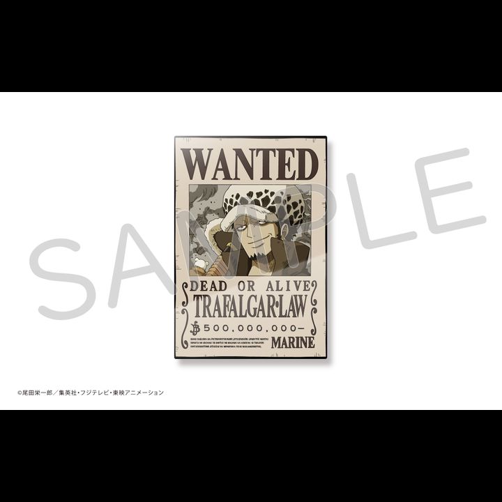One Piece Acrylic Bounties Security Magnet Trafalgar Law