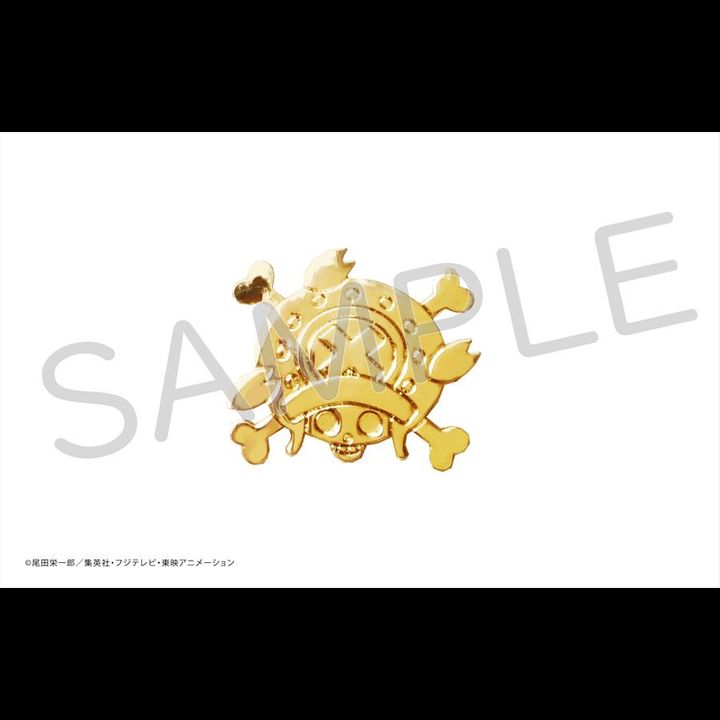 One Piece Pirate Flag Gold Pins Chopper